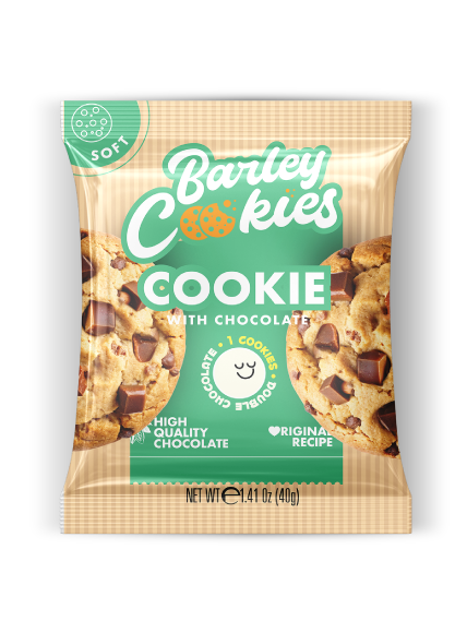 Çikolata Parçalı Sade Cookie